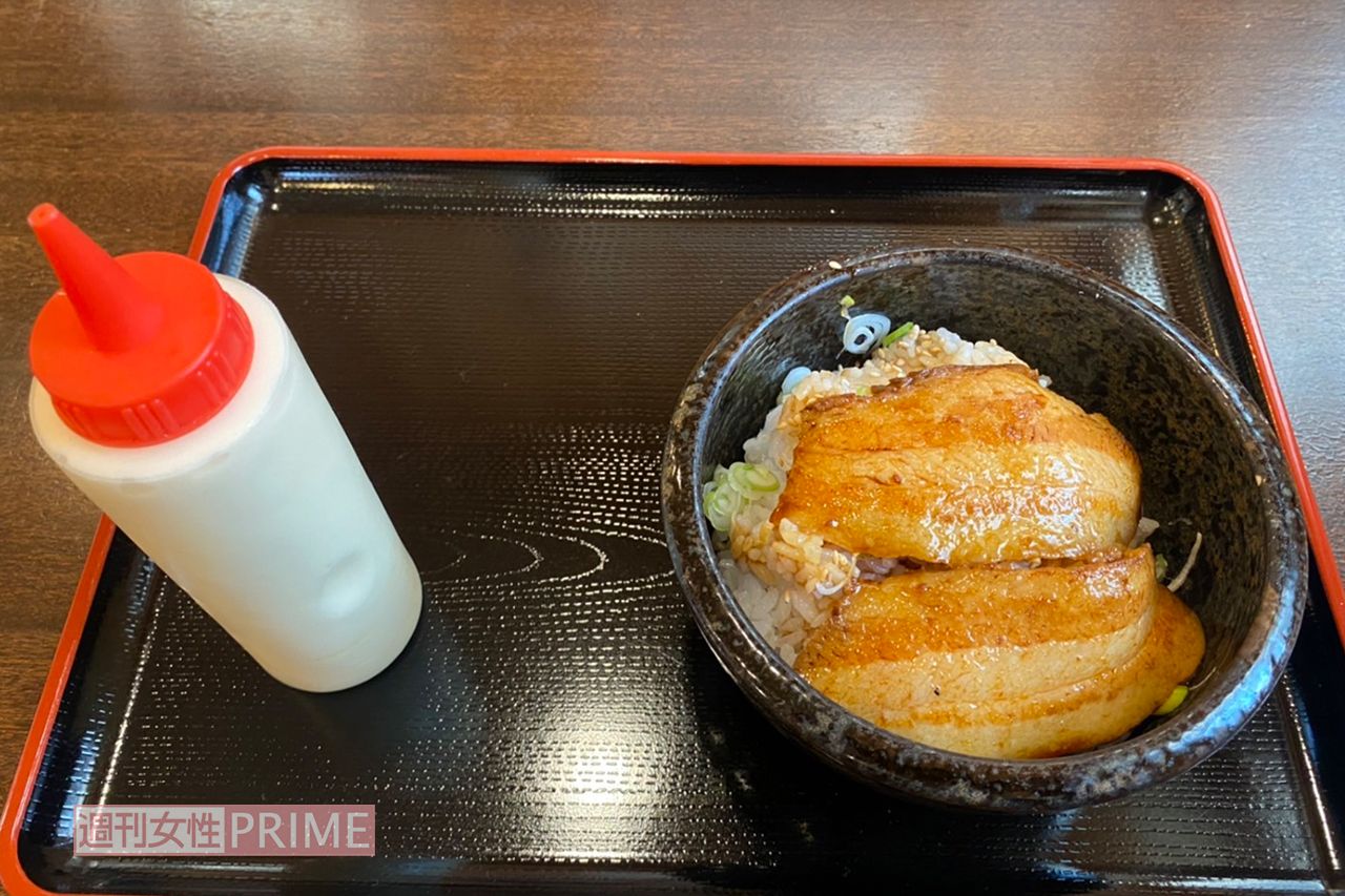 大谷翔平が高校時代、放課後に夕食までのおやつ代わりに食べていたラーメン店「バガボンド」の「やわらか肉丼」