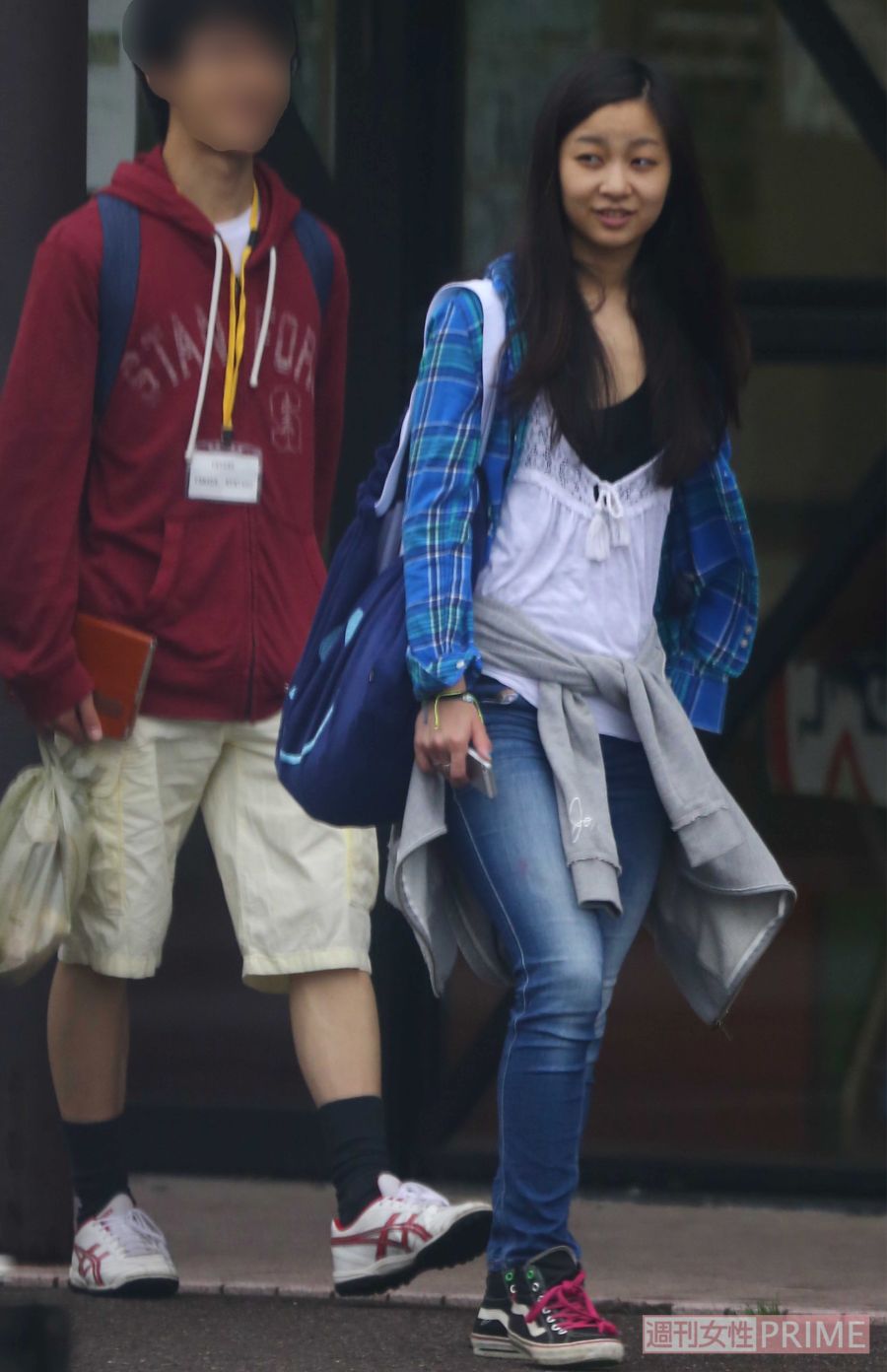 国際基督教大学時代はボーイッシュな服装を好まれていた（写真は2015年5月）