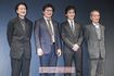 左から白井晃、松尾諭、草なぎ剛、小林勝也 撮影/高梨俊浩