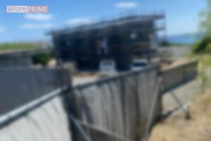 '23年10月、建設が進められていた大野智が携わるホテル。3月完成予定といわれていた