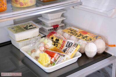 傷みやすい食材は下段に保存する　撮影／伊藤和幸