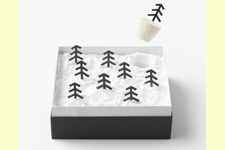 『雪降る森のひと口チーズケーキ/neyuki9個』2800円（送料別）