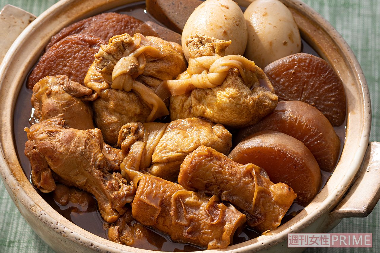 ほりえさちこさんの「甘辛みそおでん」（撮影／廣瀬靖士）