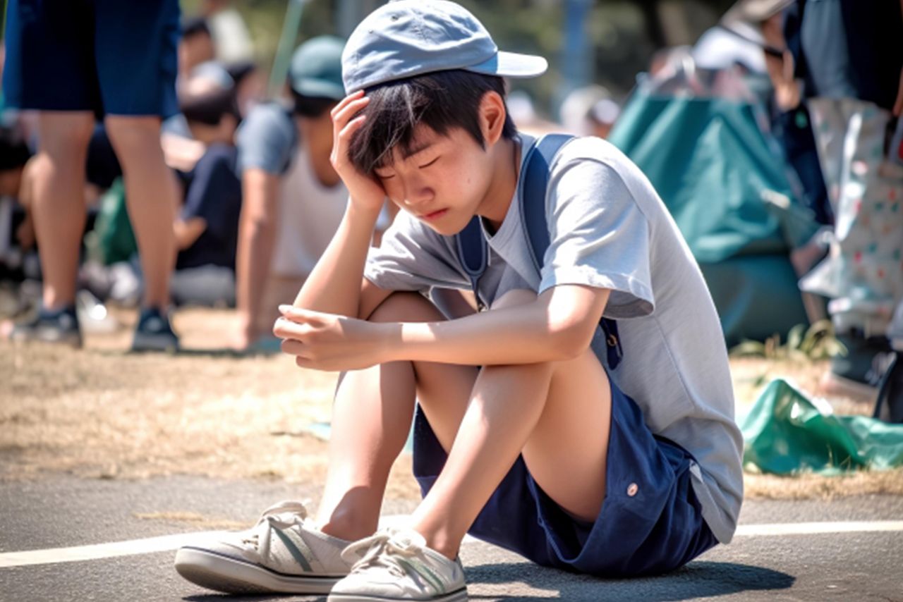 熱中症（※写真はイメージです）