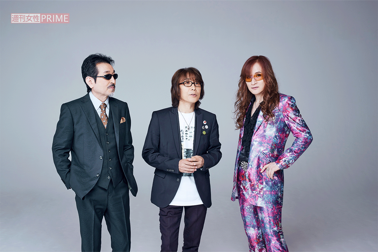 THE ALFEE（左から桜井賢、坂崎幸之助、高見沢俊彦）撮影／廣瀬靖士