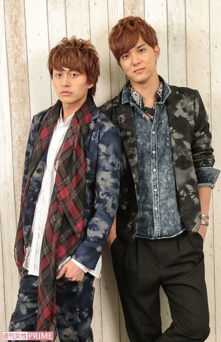 BOYS AND MENの水野勝（右）と小林豊（左）