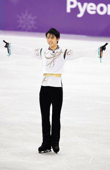 2018年ピョンチャン・羽生結弦（フィギュアスケート）　写真/JMPA