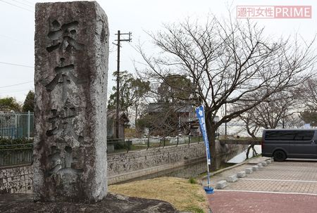 信長の琵琶湖水運支配の始まりとなった坂本城。実はこの場所、当時は湖の下だったという