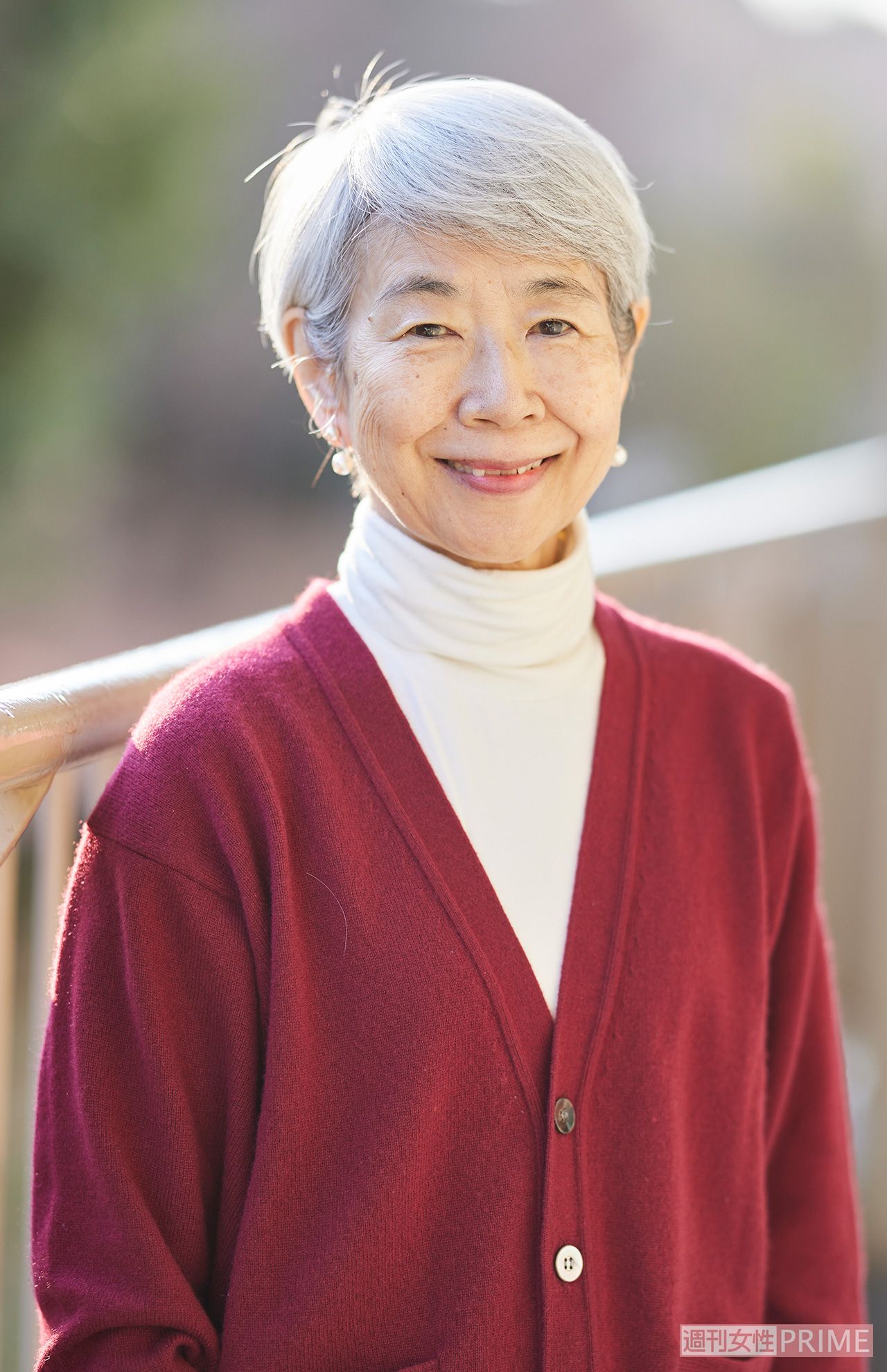 エッセイストの小笠原洋子さん（撮影／廣瀬靖士）