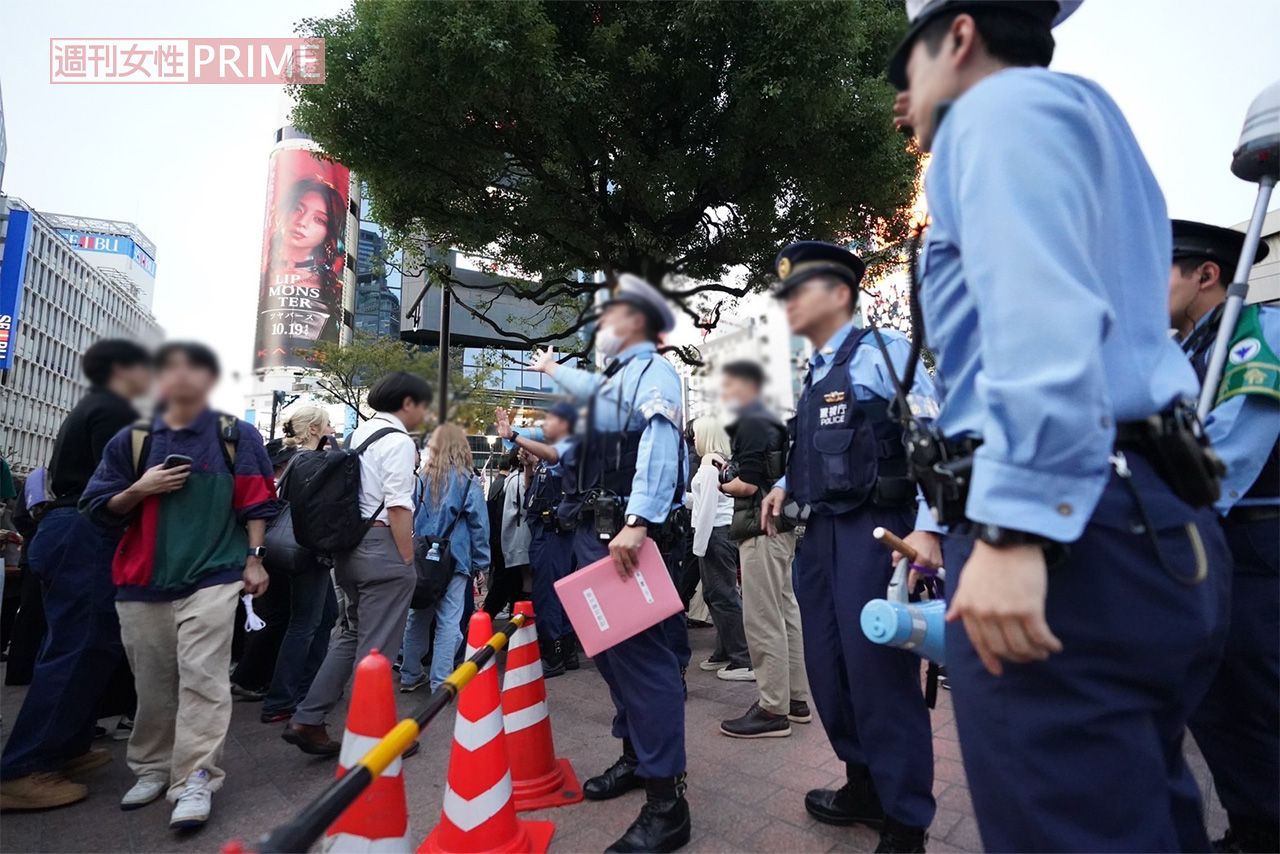 2024年10月31日のハロウィン、「路上飲酒禁止」を訴えていた渋谷の街