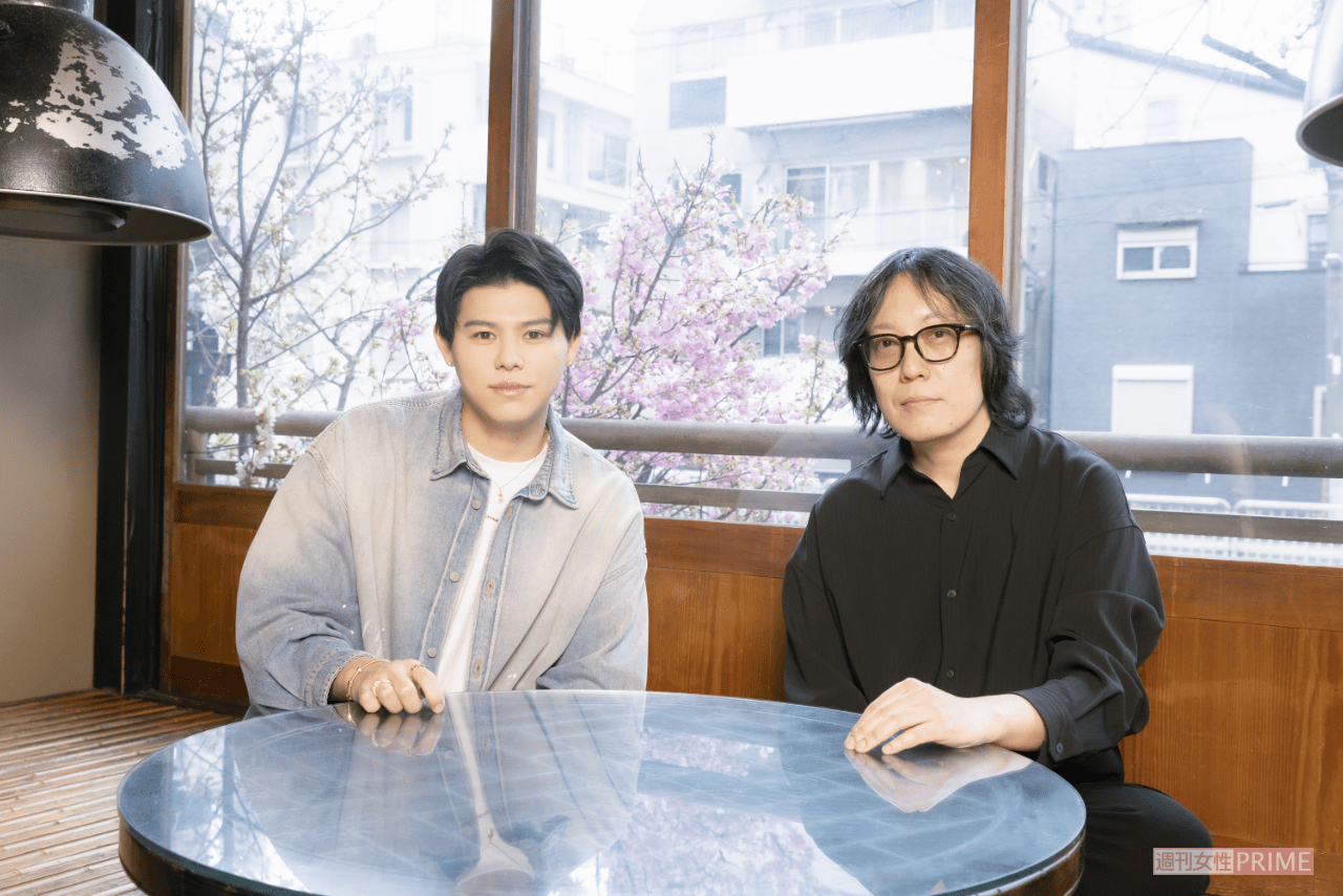 BE:FIRST・LEO、作家・燃え殻（撮影／矢島泰輔）