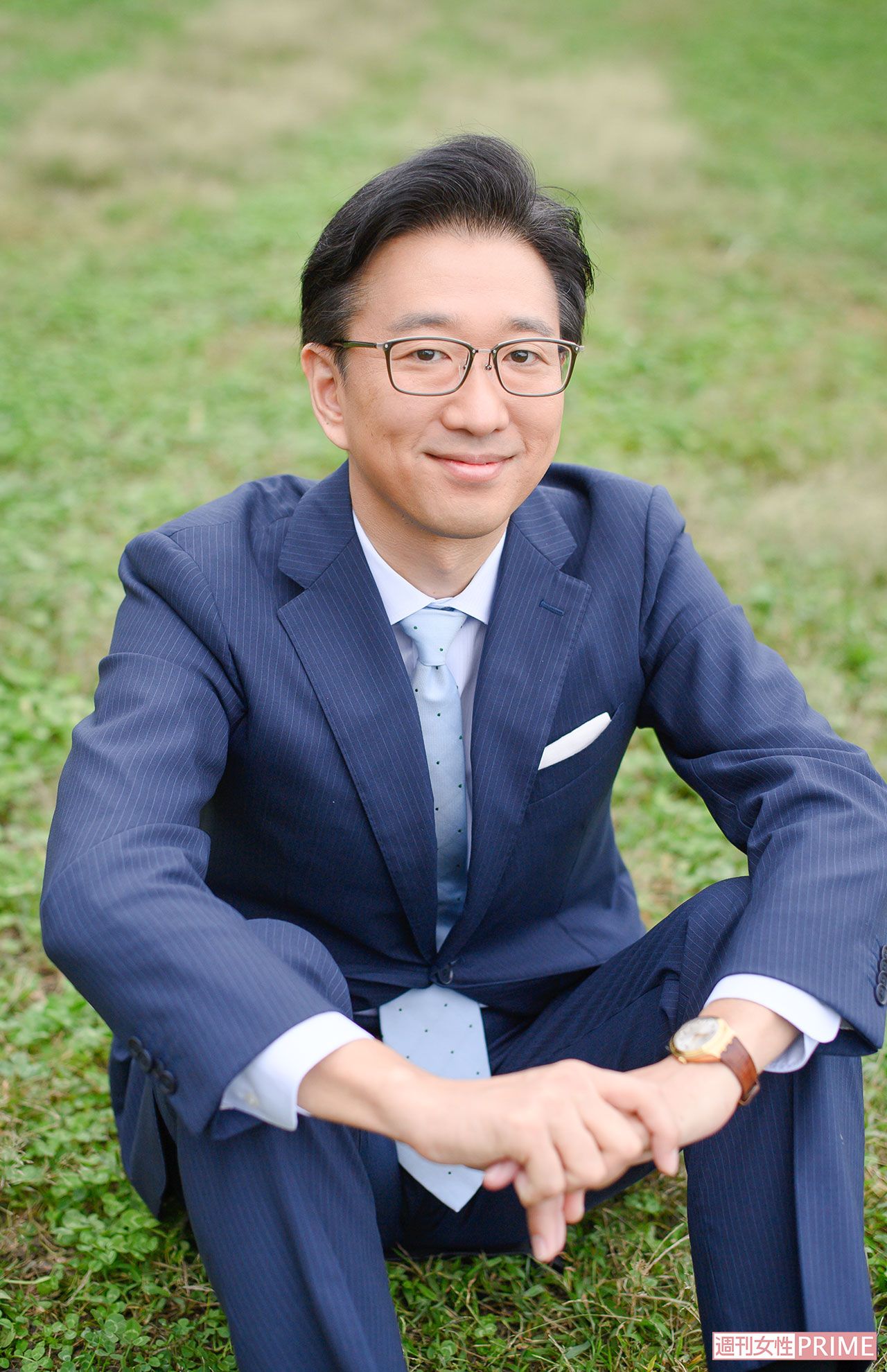  小木逸平アナ　 撮影／渡邊智裕