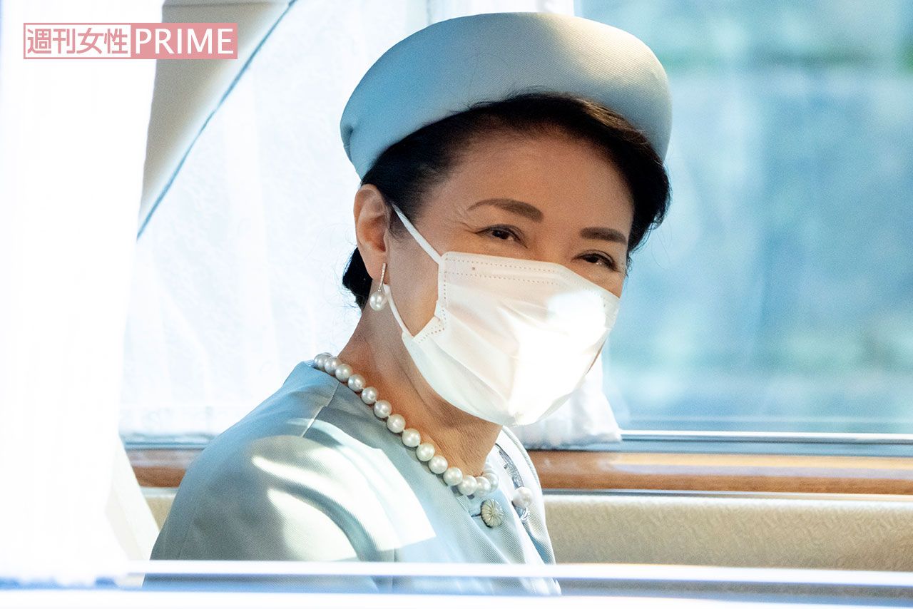 誕生日にあたって上皇ご夫妻のお住まいを訪問された雅子さま（12月9日）