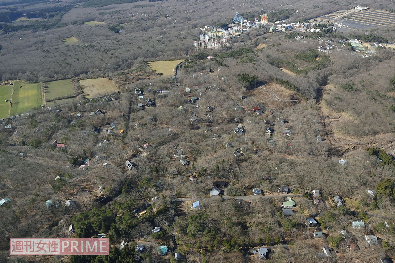 遺体遺棄現場となった別荘地一帯（那須町）