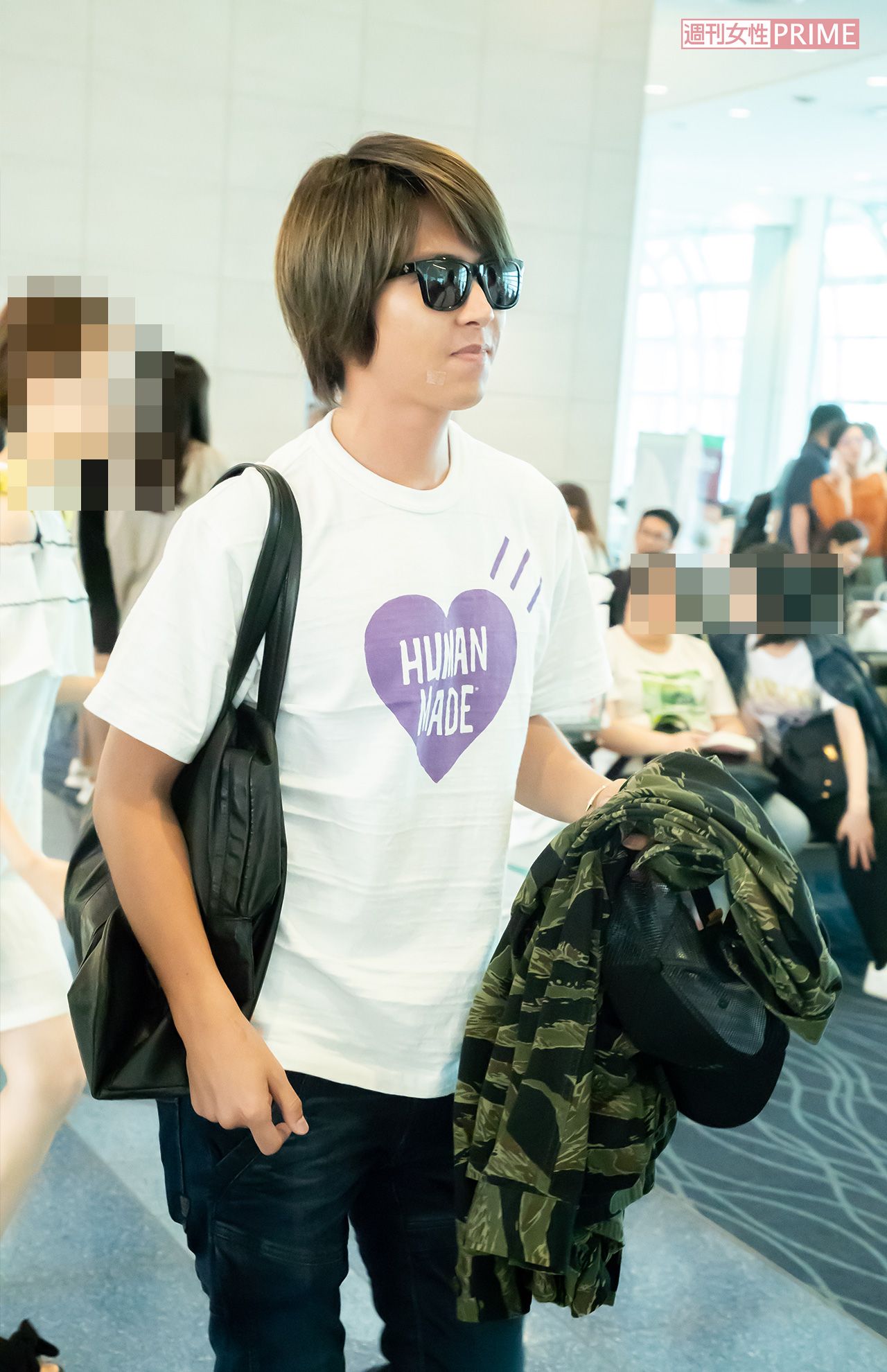 空港での直撃取材に応じる山下（その４）