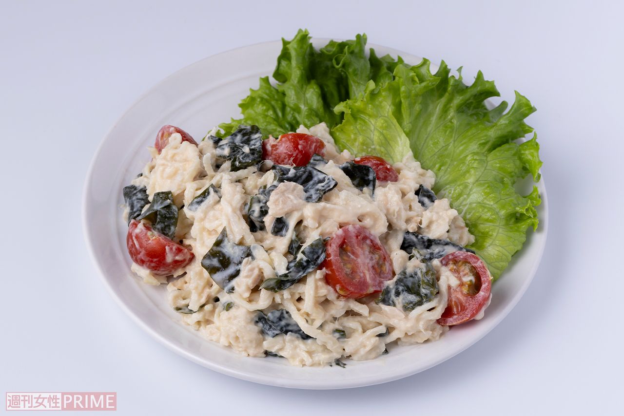 切り干し大根のツナマヨ風サラダ　撮影／矢島泰輔