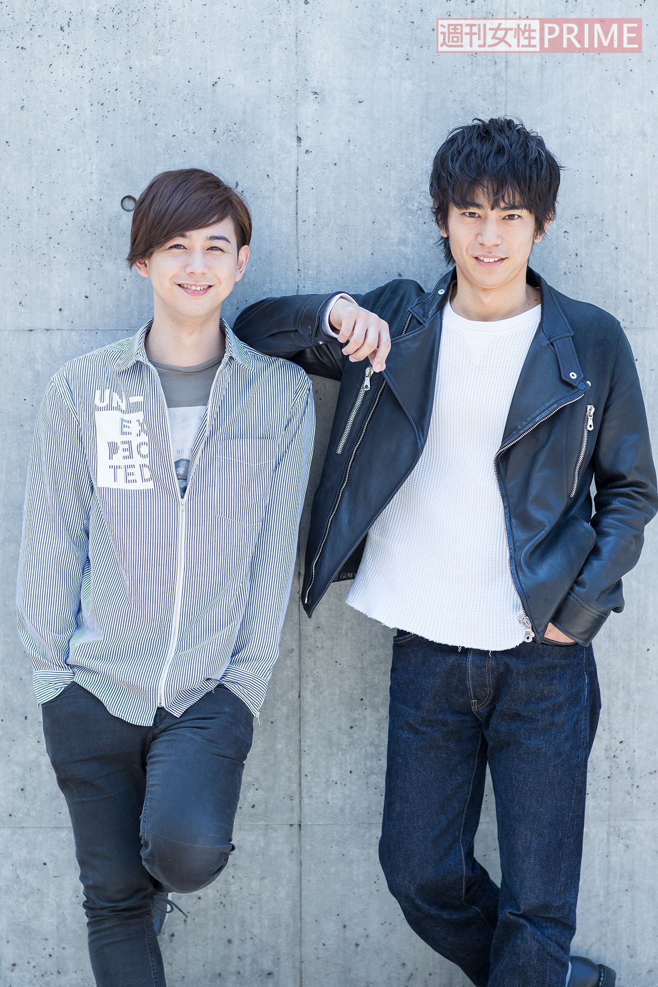 左から柳下大、牧田哲也　撮影／廣瀬靖士