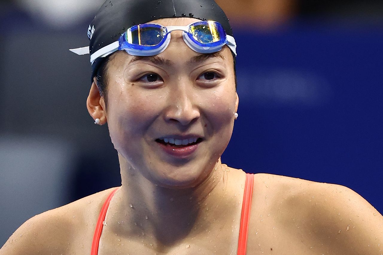 池江璃花子は女子100メートルバタフライに出場も、決勝に進めなかった