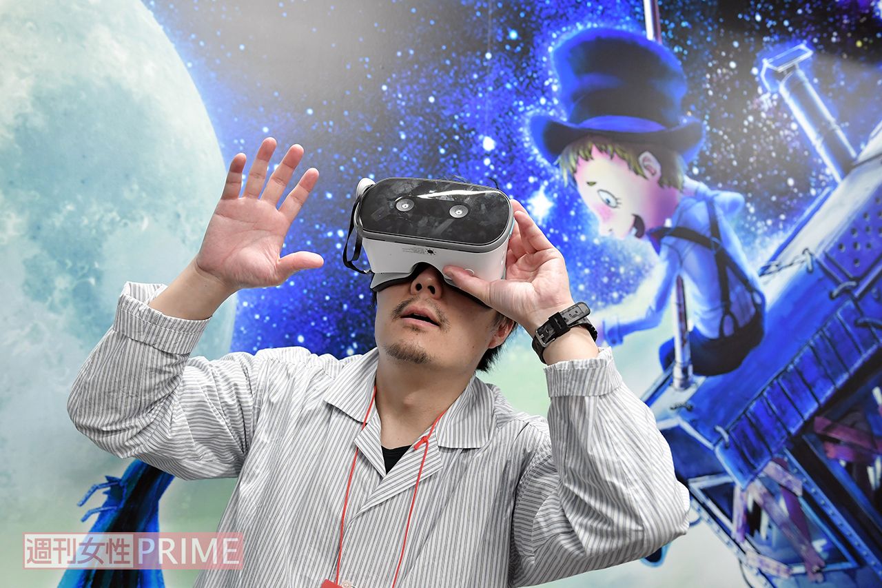 『えんとつ町のプペル』の世界をVR体験　撮影／渡邉智裕