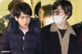 '20年、そろって初詣にやってきた松本潤と二宮和也。かねてから不仲説が報道されているが……