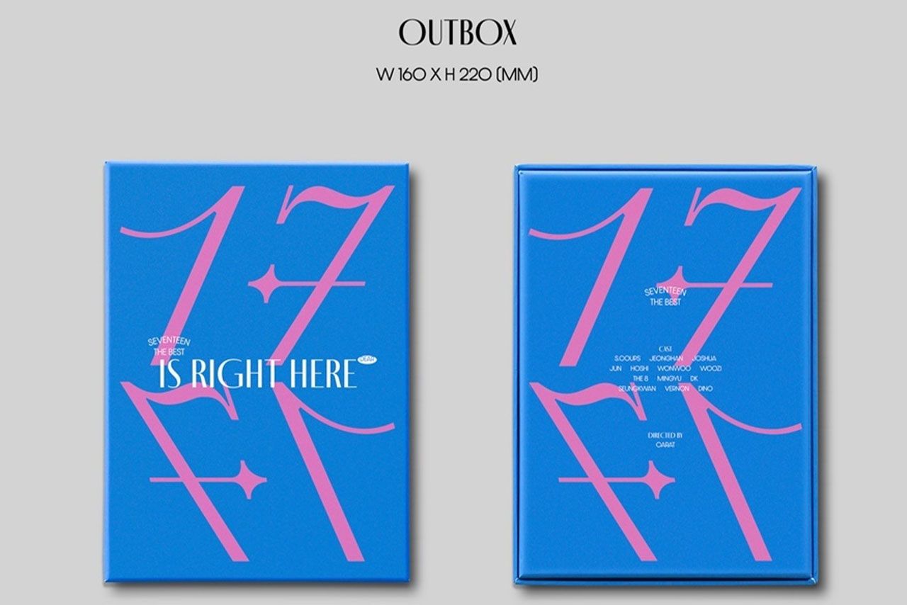 不法投棄されたSEVENTEENのベストアルバム（公式サイトより）