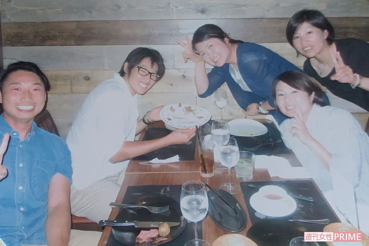 上野選手34歳の誕生日会。高崎から東京に出向き好物の焼き肉でお祝い