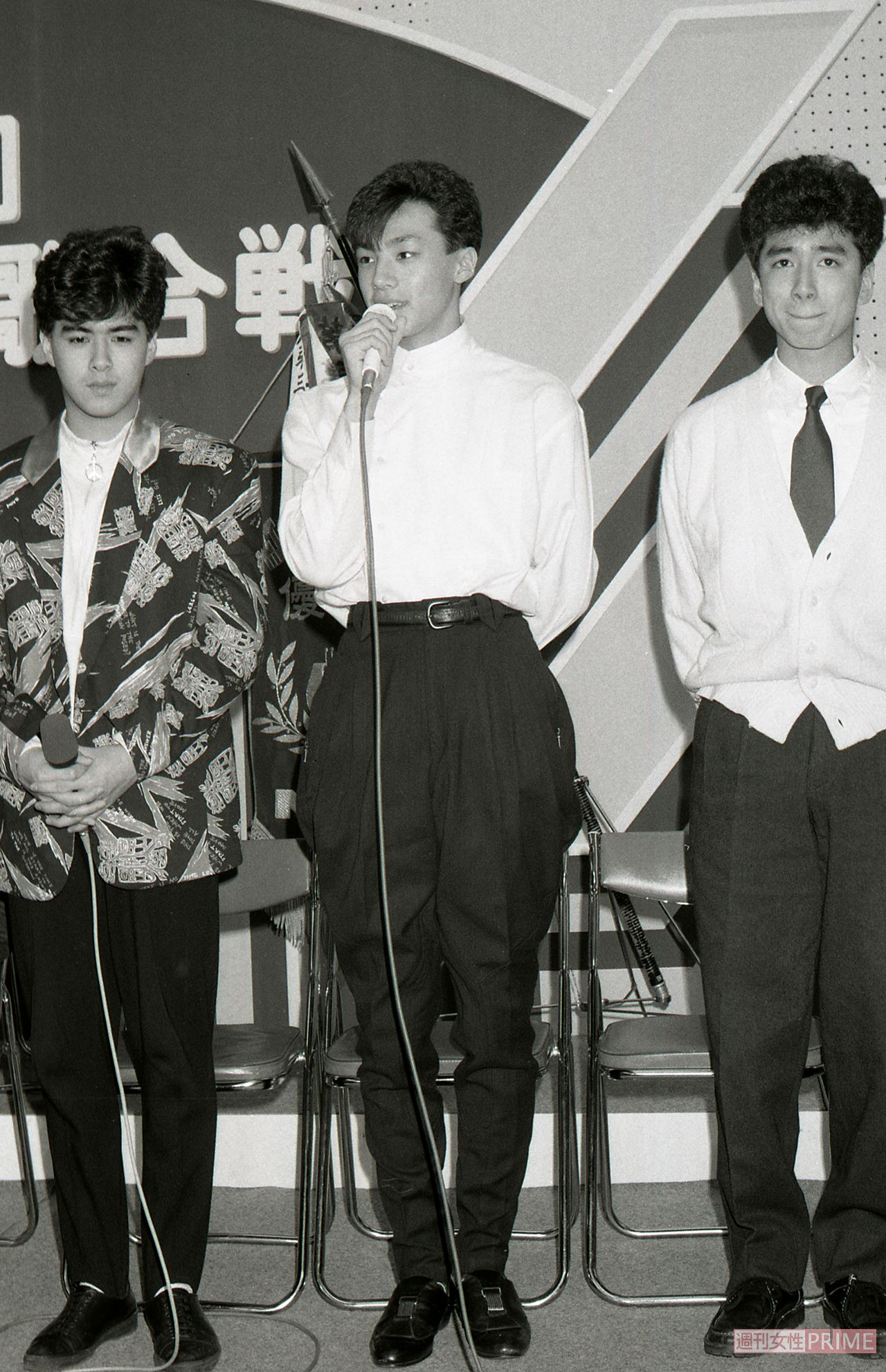 写真左から植草克秀、東山紀之、錦織一清