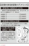 定期付終身保険のデメリット