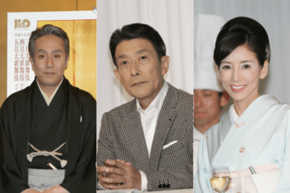 がんで亡くなった芸能人（左から中村勘三郎さん、坂東三津五郎さん、川島なお美さん）