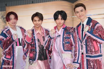 SexyZone（'19年撮影／当時は松島聡は活動休止中）