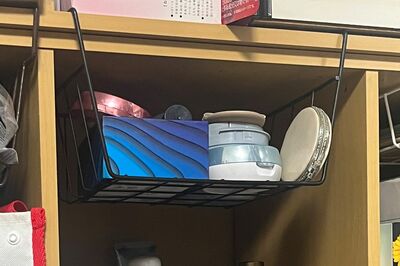 カラーボックスの上スペースを活用