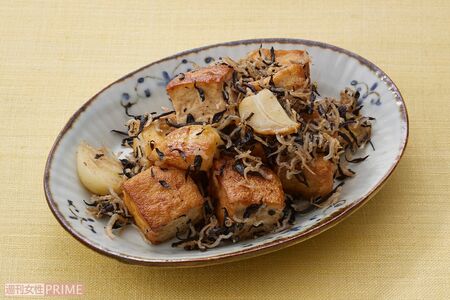 厚揚げとひじきのサイコロ炒め　撮影／廣瀬靖士