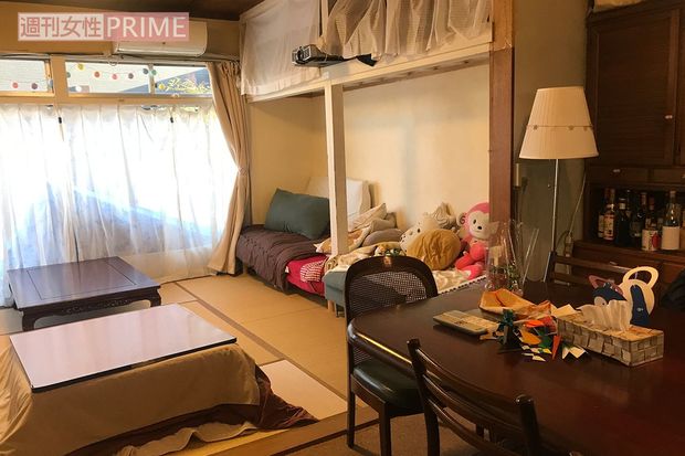 イベント時には多くの人でにぎわう、母子SH『MANA HOUSE』のリビング