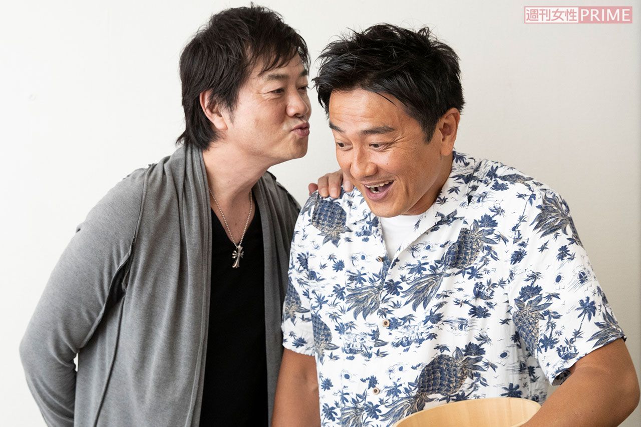 （左から）高知東生、原田龍二