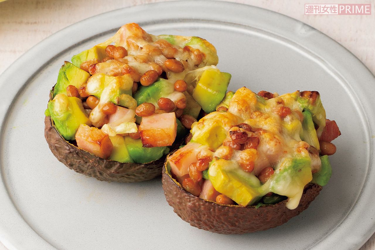 アボカド納豆グラタン　撮影／矢島泰輔