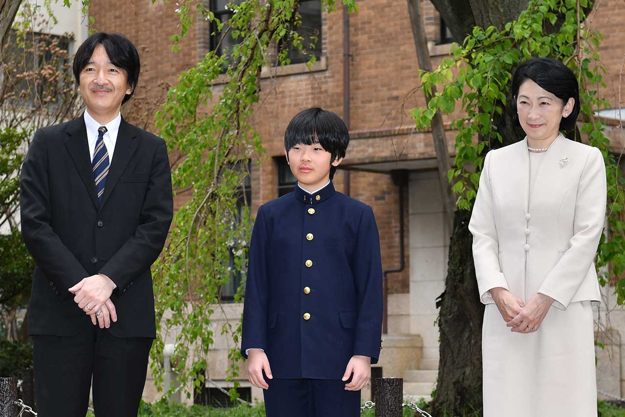 “小室圭さん問題”は悠仁さまにも影響が？（4月8日・中学校の入学式で）