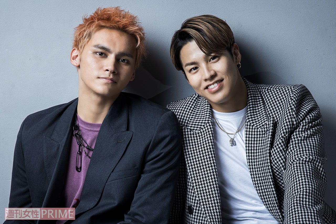 （左から）龍、RIKU 　撮影／廣瀬靖士