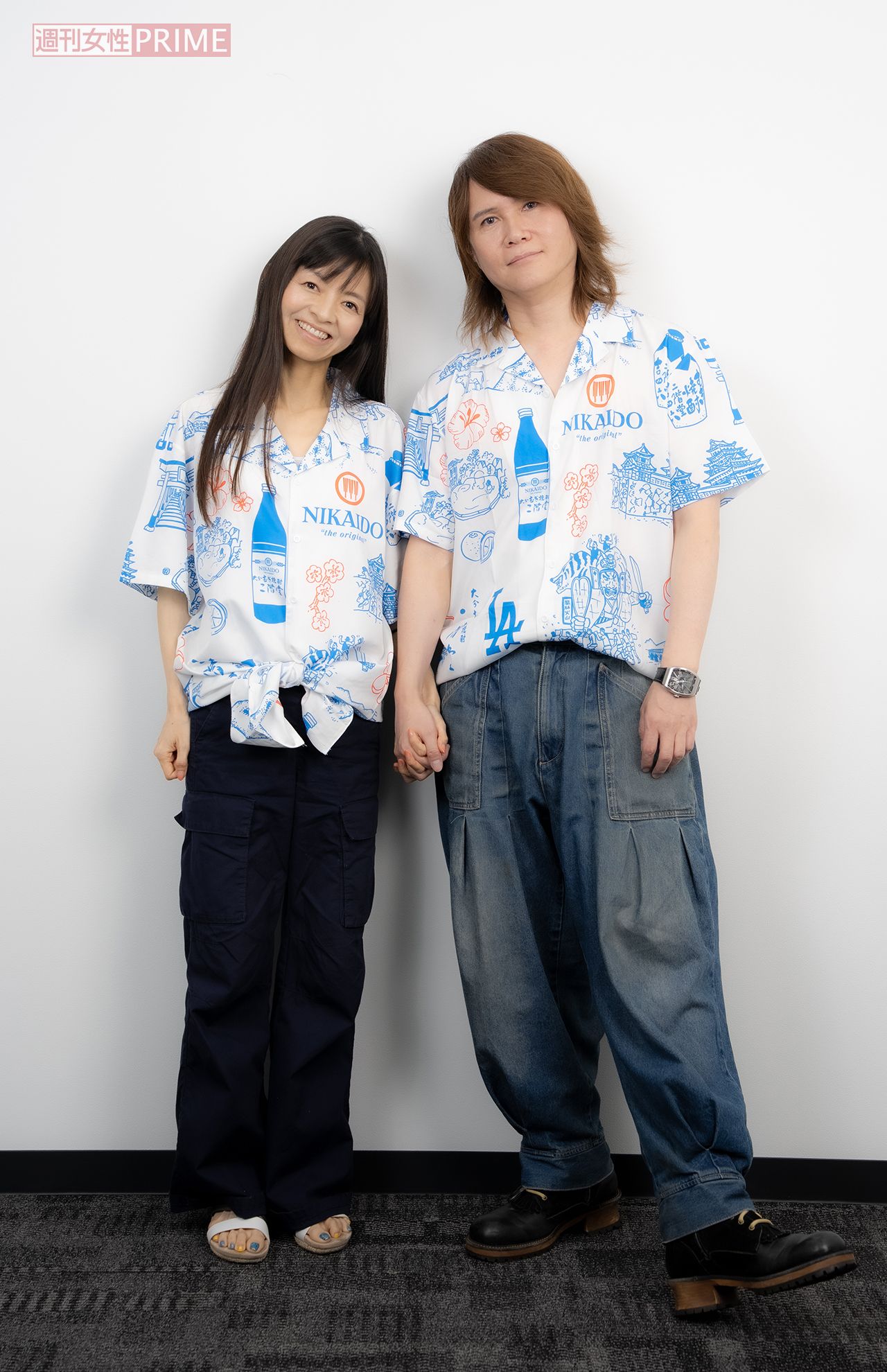 園山真希絵さんとTAKESHIさん　撮影／伊藤和幸