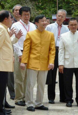 2012年、ラオスを訪問された皇太子時代の陛下