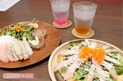 新生姜はピザのトッピングや、肉巻きとも相性バツグン。手作りジンジャーエールと一緒に