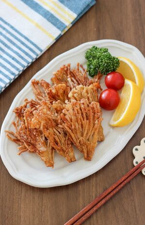 カリカリえのき唐揚げ