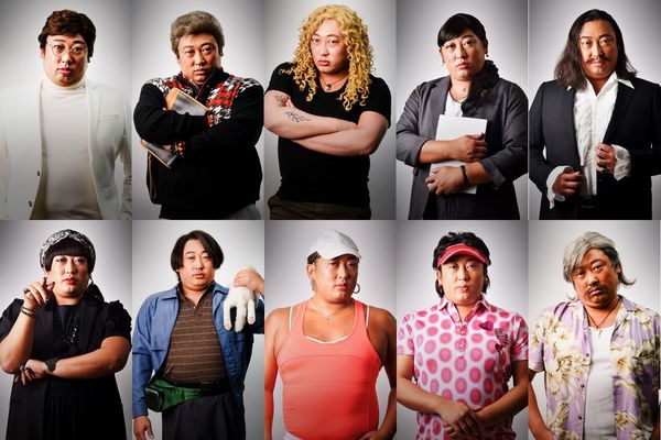 秋山竜次が演じる10人。1人ひとりの名前と設定は写真ページでご覧ください。 (c)テレビ東京