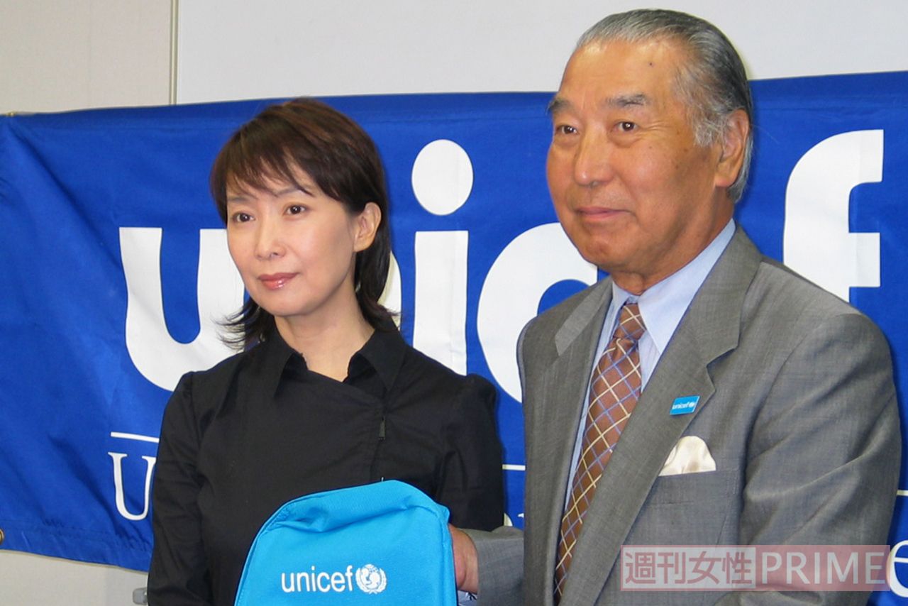 ユニセフ・東アジア太平洋地域親善大使として活動を続ける（写真は'03年、日本ユニセフ協会大使のころ）