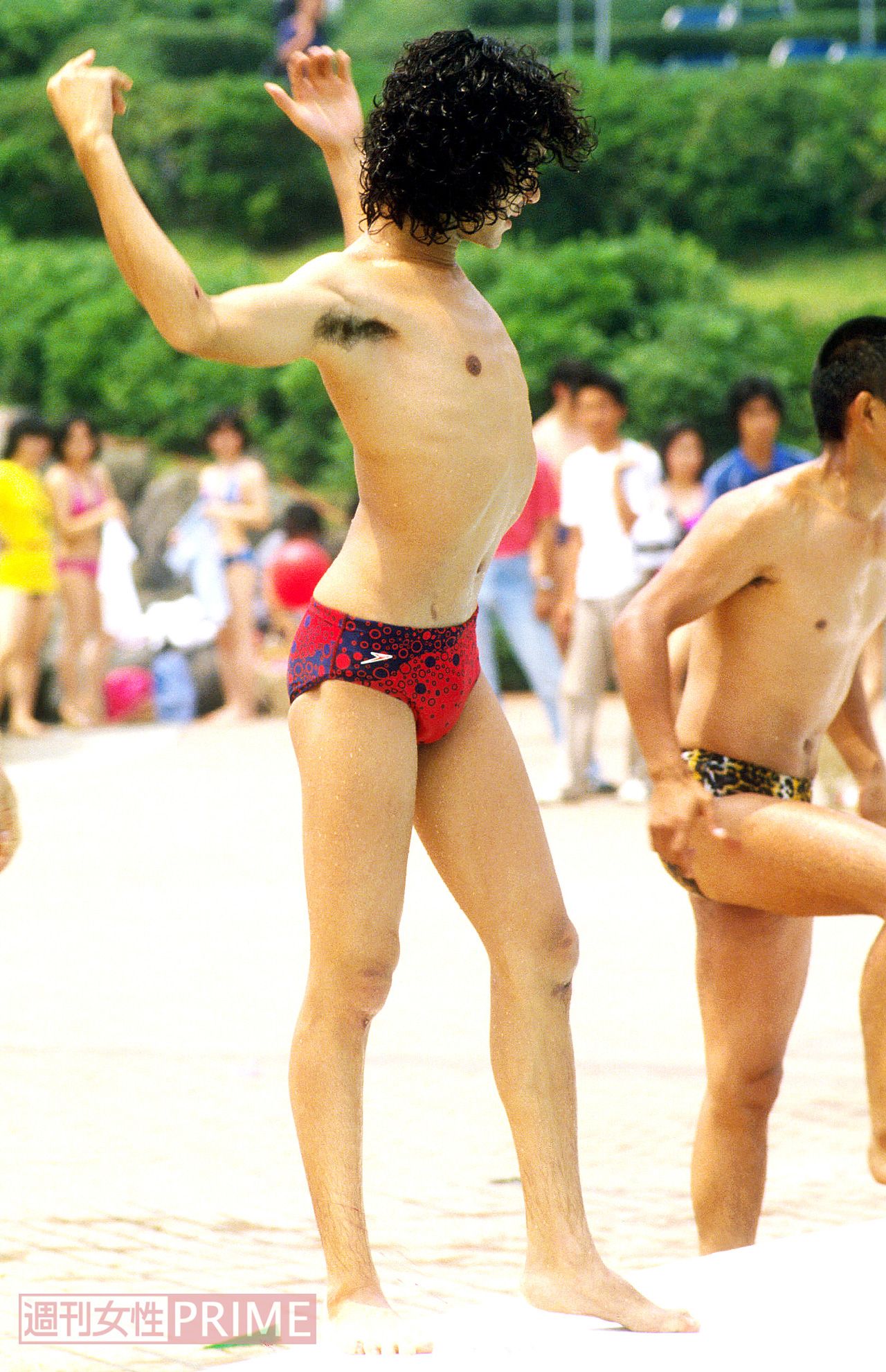 芸能人水泳大会にて。郷ひろみ