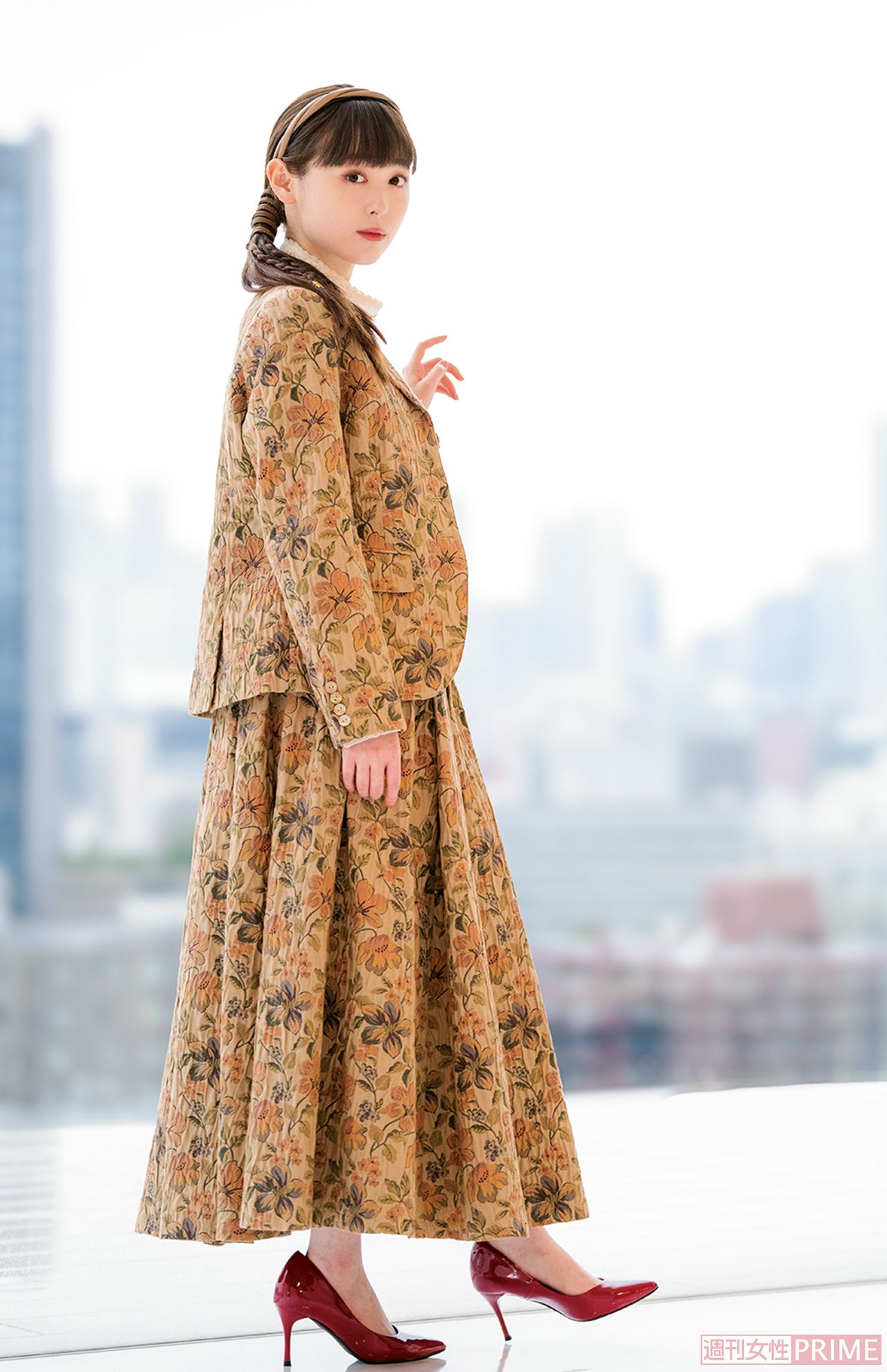 福原遥　撮影／伊藤和幸　スタイリスト／齋藤ますみ　ヘアメイク／末武美穂