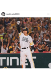 福岡ソフトバンクホークスの佐藤直樹外野手(本人のインスタグラムより)