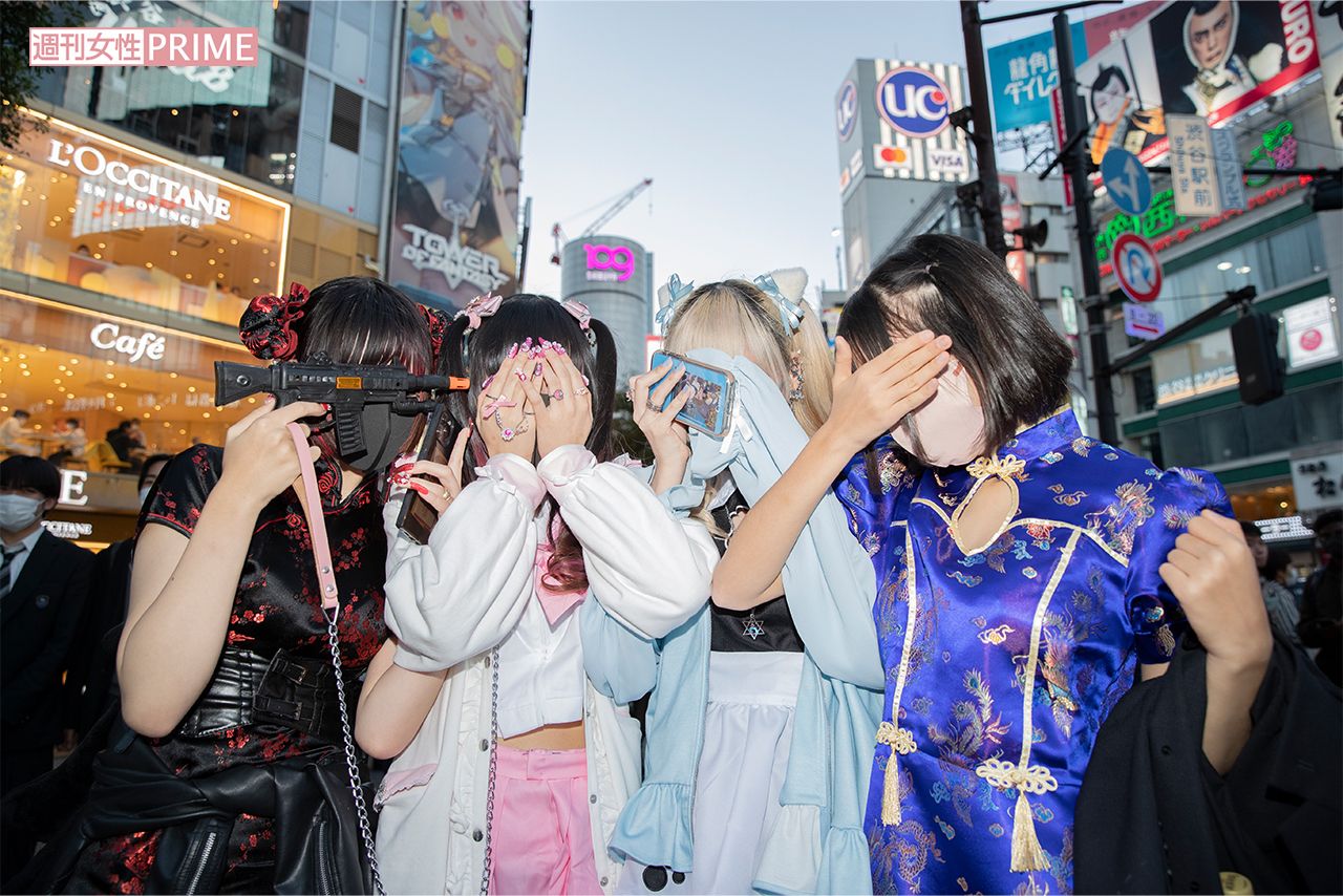 渋谷ハロウィーンの様子（2022年10月31日撮影）
