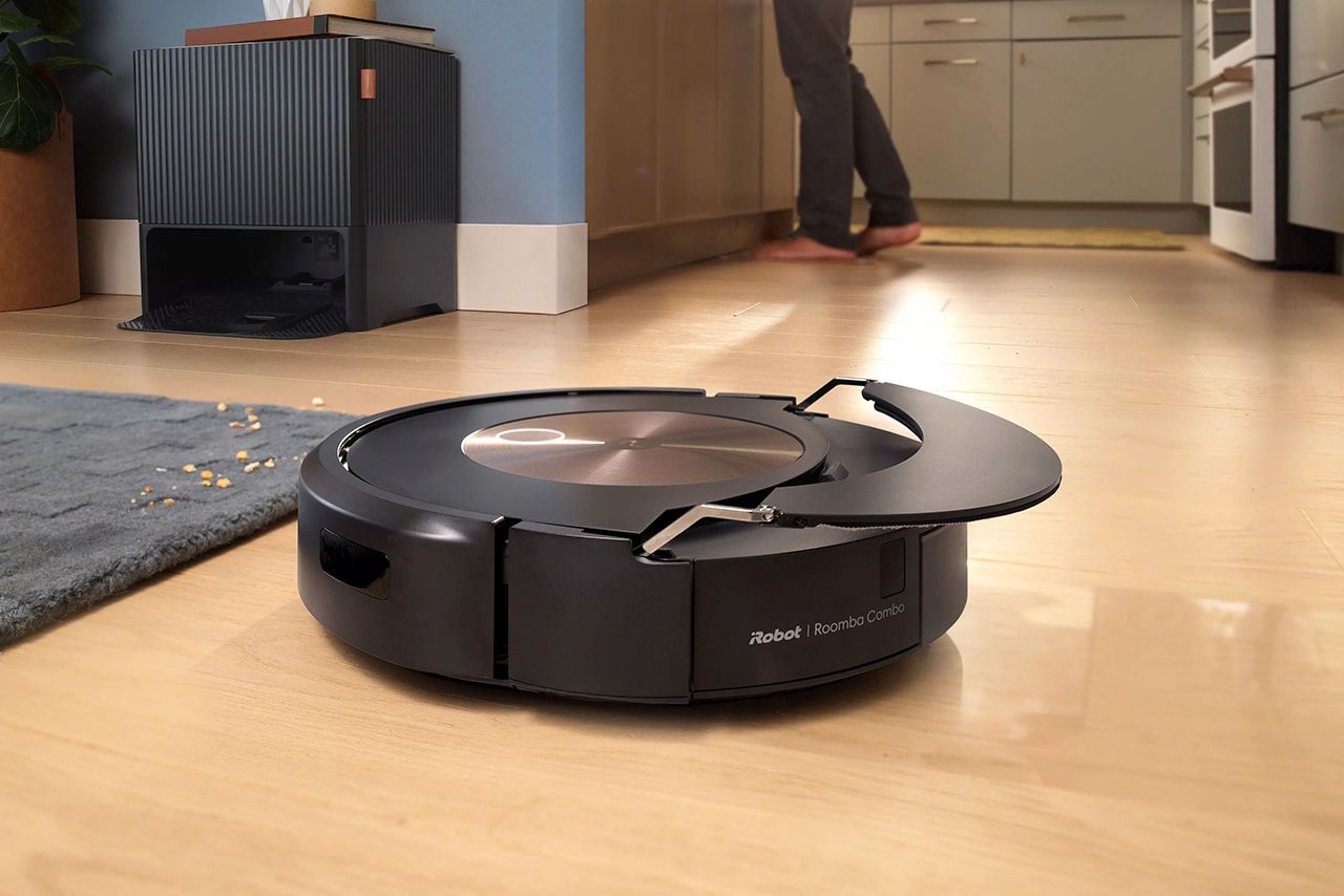 掃除機＆床拭きロボットルンバコンボj9＋（アイロボット）水拭きまでできちゃう！