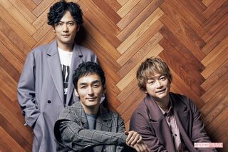 左から稲垣吾郎、草なぎ剛、香取慎吾　撮影／廣瀬靖士