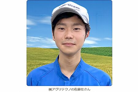 密かに人気を集めているのは、アグリテクノの佐藤さん（JA全農グループ公式HPより）